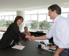 Governador Beto Richa e Defensora Geral nomeiam 54 servidores para a Defensoria Pública do Paraná - em 22 de março de 2013.