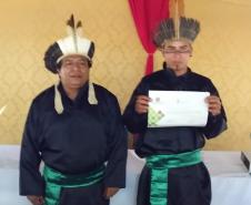 Na ocasião, receberam diploma alunos(as) das Terras Indígenas Pinhalzinho (Tomazina), Laranjinha (Santa Amélia) e Ywy Porã (Abatiá)