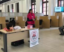 A voluntaria da AAMA, Daniele Banzzato.
