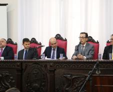 Dr. Luís Geraldo Lanfredi, Dr. Rodrigo Roig, Dr. Eduardo Abraão,  Dr. Ruy Muggiati e Dr. Francisco Alberto Caricati.
