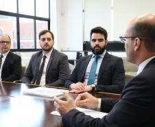 Na foto, o defensor público do Estado de São Paulo, dr. Ruy Freire Ribeiro Neto, seu filho, dr. Caue Bouzon Machado Freire Ribeiro, dr. Pedro Henrique Piro Martins e o defensor público-geral, dr. Eduardo Abraão