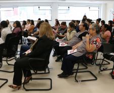 O evento lotou o auditório da Sede Central de Atendimento: foram cerca de 50 mulheres, distribuídas entre defensoras públicas, servidoras, estagiárias e terceirizadas da Instituição