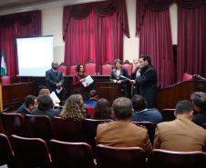 O defensor público Antônio Vitor Barbosa de Almeida e da Ouvidora Geral da DPPR, Santa de Souza, também participaram da reunião.