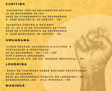 DPE-PR promove atividades em alusão ao mês da Consciência Negra
