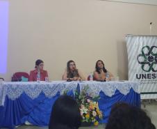 Elas fizeram parte da mesa sobre violência contra mulher