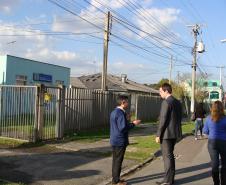 Durante a tarde, os defensores percorreram toda a extensão da comunidade.