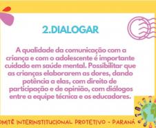Material foi desenvolvido em grupo de trabalho do comitê, o qual a DPE-PR integra, e tem como foco as crianças e adolescentes acolhidas(os)