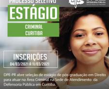 DPE-PR abre vagas de estágio para estudantes de Direito