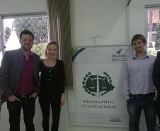 Participaram do evento os defensores públicos de SJP, Carlos Augusto Silva Moreira Lima, Dezidério Machado Lima e Renan Thomé de Souza Vestina, o assessor jurídico Louis Pasteur Fernandes Servilha e a assistente social Gabriele Maria Rezende.
