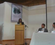 Em seu discurso, a defensora geral Andréa Coelho disse que "o cumprimento da pena de forma digna pela qual tem pugnado a Defensoria Pública, deve ser perseguido pelo estado brasileiro como meio necessário à conquista do bem-estar. Assim como à instituição compete debater e enfrentar junto aos demais poderes da República, as mazelas do sistema prisional, sobressaindo-nos a maturidade institucional atingida pela Defensoria Pública".