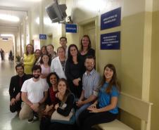 Representantes da DPPR em visita ao Centro de Pesquisa e Atendimento para Travestis e Transexuais (CPATT) em Curitiba. 