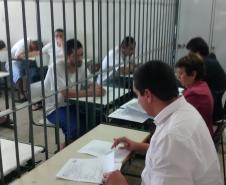 Defensores públicos de outros estados participam de força-tarefa na Penitenciária de Foz do Iguaçu. O projeto "Defensoria Sem Fronteira" foi resultado da parceria entre Condege e DPPR.