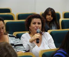 Roda de conversa discutiu violência de gênero. 