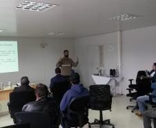 Reunião do primeiro ciclo de palestras no Hospital Maternidade de SJP.