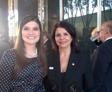 Com Melina Fachin, filha do ministro.