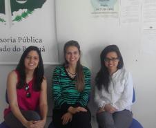 Comissão eleitoral e defensores de Pinhais.