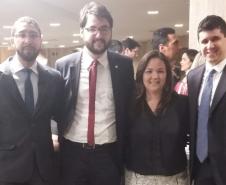 Wisley, Henrique, Renata e Nicholas: os defensores públicos do Paraná que participaram do primeiro curso do Defensoria no Cárcere, no Maranhão.