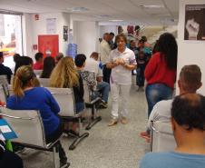 A ação desta manhã também contou com a participação de Salete Inês Acari, da Rede “Um Grito pela Vida”.