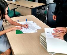 Ao todo, 36 defensores públicos aprovados em concurso público assinaram o termo de posse nesta quinta-feira (31/3).