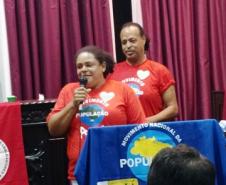 Representantes de entidades que lutam por moradia também estiveram no evento.