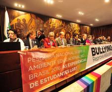 Diversas autoridades, entre políticos e representantes de instituições governamentais e não governamentais, compareceram ao evento na Alep