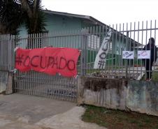 Em Guarapuava, a Defensoria também visitou as escolas ocupadas.