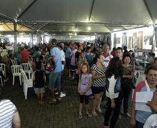 O movimento foi grande nos dois dias do evento.