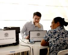 A Defensoria Pública da União também participou do evento e realizou diversos atendimentos na área de Direito previdenciário, entre outros serviços.