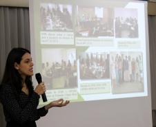 Os defensores públicos Camille Vieira da Costa, Bruno Passadore e Mariana Martins Nunes (foto) falaram ao Conselho sobre a atuação em rede para a defesa dos direitos da população em situação de rua e do direito à manifestação.