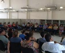 O convidado João Francisco Freire Neto, Conselheiro Tutelar de Sarandi-PR e membro da Associação de Conselheiros Tutelares do Estado do Paraná, proferiu sua fala sobre “Atuação dos Conselhos Tutelares: construindo caminhos”. 