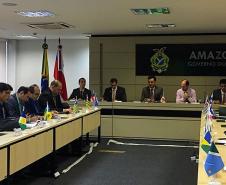 O defensor público geral do Paraná participa de reunião com os defensores públicos gerais