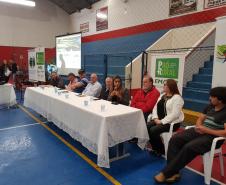 Estiveram também presentes no evento o prefeito municipal de São Mateus do Sul, Luis Adyr, o diretor-presidente do ITCG Amilcar Cavalcanti Cabral e a coordenadora do PRÓ-Rural Katia Bruning.