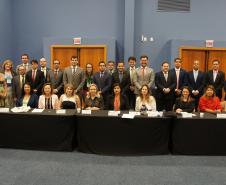 O defensor público-geral Eduardo Abraão e o subdefensor Matheus Munhoz participaram da X Sessão Ordinária do Colégio Nacional de Defensores Públicos Gerais (Condege).