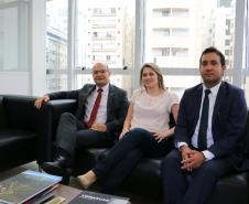 Acompanhado do defensor público-geral do estado de Rondônia, Marcus Edson de Lima, foram recepcionados pela subdefensora pública-geral Ana Carolina Dihl Cavalin