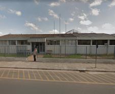Área externa da Defensoria de Castro