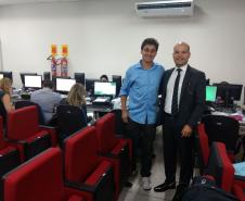 O DPG Eduardo Abraão e o defensor Carlos Augusto