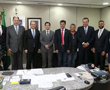 Comitiva em Brasília para liberação das verbas