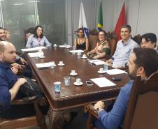 Reunião que trataram do projeto.