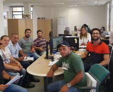 Representantes da ocupação Jardim Maravilha estiveram na DPPR para a criação da Associação de Moradores local. 