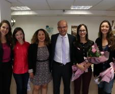 O encerramento da Semana da Mulher contou com a presença do defensor público-geral, Eduardo Abraão, e teve homenagem às representantes das Associações dos Defensores e Servidores, Lívia Brodbeck e Nayanne Freire.