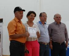 A defensora pública-geral do Estado, Josiane Lupion, e o diretor-presidente do ITCG, Amilcar Cabral (à direita).