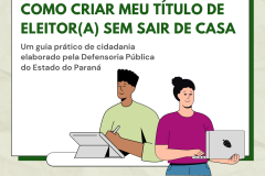 Como criar meu Título de Eleitor(a) sem sair de casa