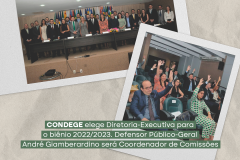 CONDEGE elege Diretoria-Executiva para o biênio 2022/2023. Defensor Público-Geral André Giamberardino será Coordenador de Comissões