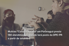 Mutirão em Paranaguá atende 180 pessoas