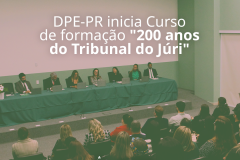 Curso de Formação “200 Anos do Tribunal do Júri” 