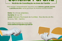 Mutirão Concilia Paraná na CMC