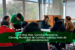 Concilia Paraná na Câmara Municipal de Curitiba