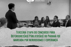 Terceira etapa do concurso para Defensores(as) Públicos(as) do Paraná foi marcada por nervosismo e esperança
