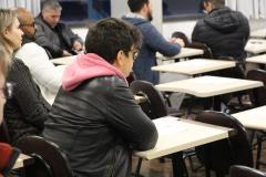 Imagem com foto da primeira fase do V Concurso da DPE-PR.