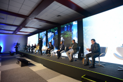 Foto com imagem de cobertura da abertura do 1º Congresso de Tecnologia das Defensorias